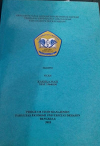 PENGARUH PAJAK DAN RETIBUSI DAERAH TERHADAP PENDAPATAN ASLI DAERAH PADA KABUPATEN KEPAHIANG