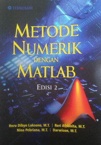 Image of METODE NUMERIK DENGAN MATLAB