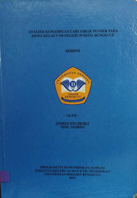 Image of Analisis kemampuan Lari Jarak Pendek Pada Siswa Kelas V SD Negeri 59 Kota Bengkulu
